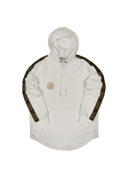 Magic bee gold tape hoodie - off white
