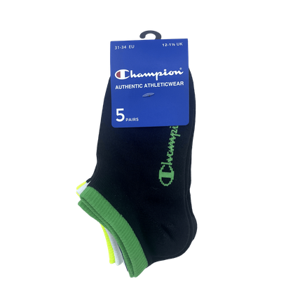 Champion Unisex 5Pk Sneaker Socks (U30064)