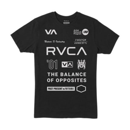 Rvca Men T-shirt All Brand Ss (Z4SSDB-19)