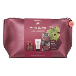 Apivita Promo Wine Elixir Αντιρυτιδική Κρέμα Ελαφριάς Υφής 50ml & ΔΩΡΟ Cleansing Milk 3σε1 Χαμομήλι μέλι 50ml & Μάσκα Σταφύλι 2x8ml