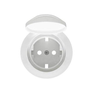 Celiane Socket Plate With Cover White IP44 67841