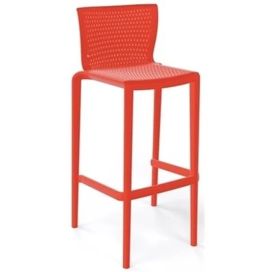 Σκαμπό Bar 47x46x102/79 Gaber Spyker Κόκκινο
