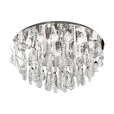 Ceiling Light Calaonda Chromium With Transparent C