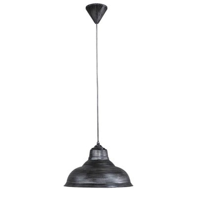 Pendant Light 1xE27 Plastic Silver Public 1/L