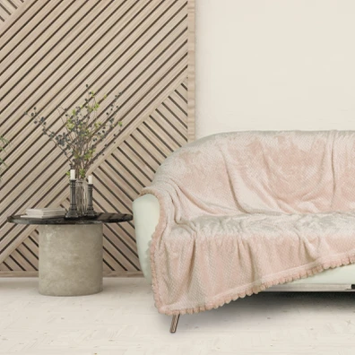 Das Home Κουβερτα Fleece 130χ170 1185 Pink 130x170