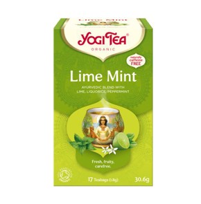 Yogi Tea Lime Mint Βιολογικό Τσαί για την Γρίπη & 