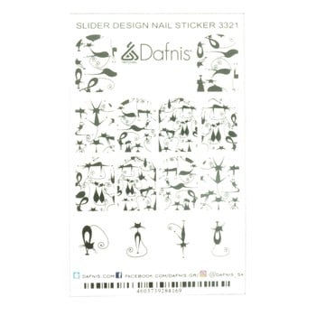 SD3321 DECAL NAIL STICKERS COLOR