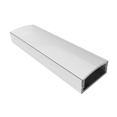 Mounted Linear Aluminum Profile With Milky Plastic