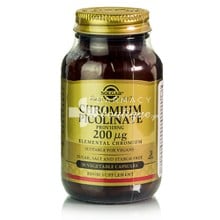 Solgar CHROMIUM Picolinate 200μg - Αδυνάτισμα, 90 veg. caps