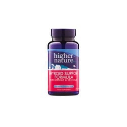 Higher Nature Thyroid Support Formula Συμπλήρωμα Διατροφής Για Την Υγεία Του Θυρεοειδούς Αδένα 60 φυτικές κάψουλες