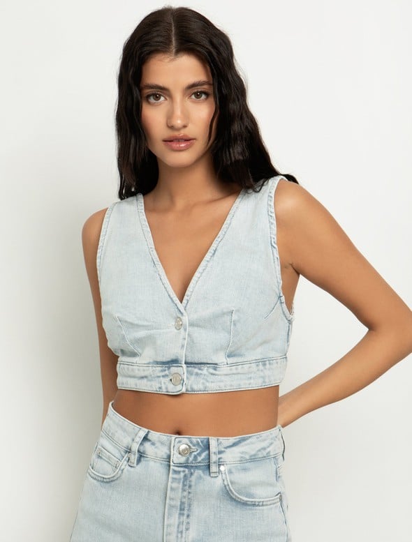 BASIC CROP TOPS – Chipre Basic Denim