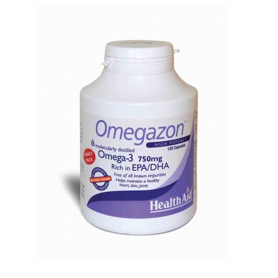 Health Aid - Omegazon Omega-3 750mg - 120caps