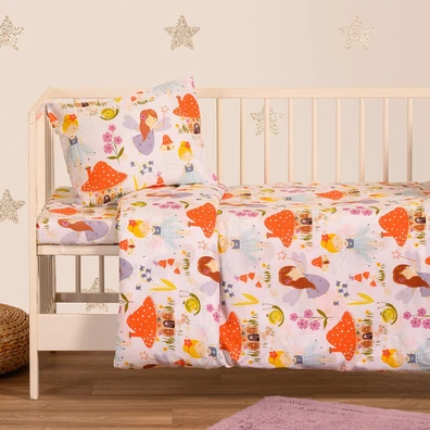 Σετ Σεντονια Κουνιας Magic Peach Baby Line (120x17