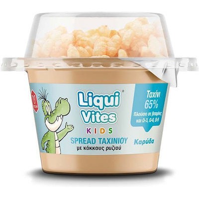VICAN Liqui Kids Spread Ταχινιού Με Κόκκους Ρυζιού & Καρύδα, 44g