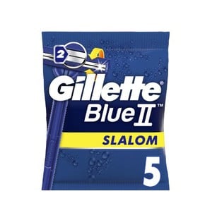 Gillette Blue II Slalom-Ξυραφάκια Μιας Χρήσης, 5τμ