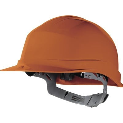 Safety Helmet Manual Adjustment Orange Electrical 