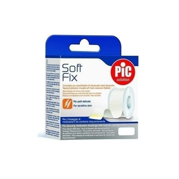Pic Solution Soft Fix Ρολό Λευκοπλάστη από μη Υφασμένο Ύφασμα 1,25cm x 5m 1τμχ