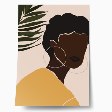 Black woman illustration