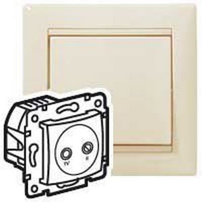 Valena Socket Tv-Fm Terminal Ivory