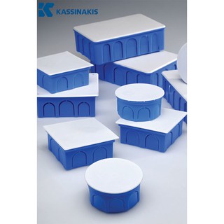Junction Single Box for Dry Wall 67x40 Blue 609920