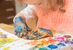 Child painting activities