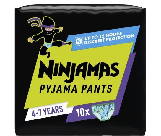 Pampers Ninjamas Pyjama Pants for Boys 4-7 Years (17-30kg) - 10