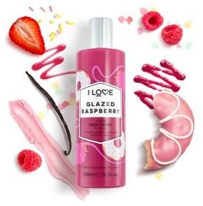 I LOVE Glazed Raspberry Bodywash Αφρόλουτρο, 360ml