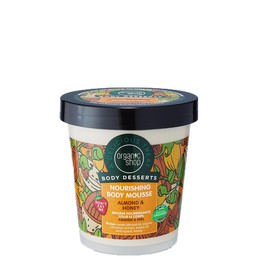 Natura Siberica Organic Shop Body Dessert Almond & Honey Αμύγδαλο & Μέλι Μους Θρέψης Σώματος, 450ml
