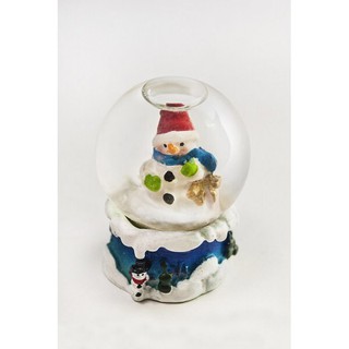 Snowball with Snowman on Blue Base 750131F
