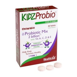 Health Aid Kidz Probio 30 Chewable Tabs