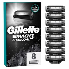 Gillette Mach3 Charcoal Ανταλλακτικές Κεφαλές Ξυρι