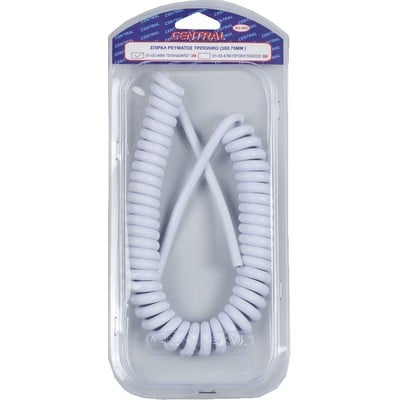 Spiral Power Cord 3 Χ 0,75 White 3M