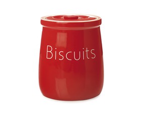 Maxwell & Williams Δοχείο Κεραμικό ''Biscuits'' Κόκκινο 2,45lt. Chef Du Monde