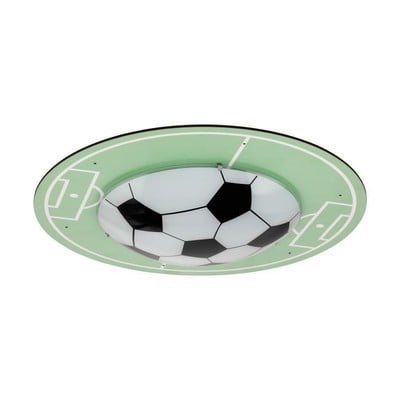 Kids Ceiling Light Tabara With Soccer Pattern 1Xe2