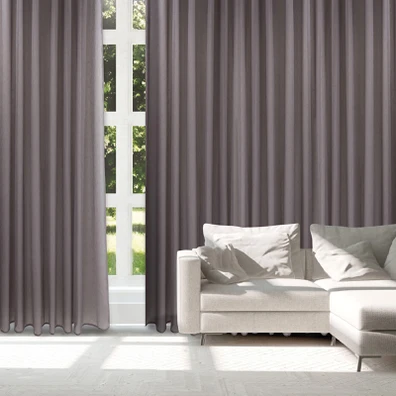 Das Home Κουρτινα με Κρικους 300χ265 2224 μωβ 300x