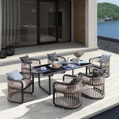 City Dining set Τραπεζαρία Κήπου Βεράντας: Τραπέζι