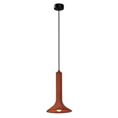 Pendant Light Funnel 25W E14 Led Red