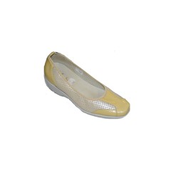 Genesis 8910 Women's Shoe Beige Yellow Νο.37 1 pair