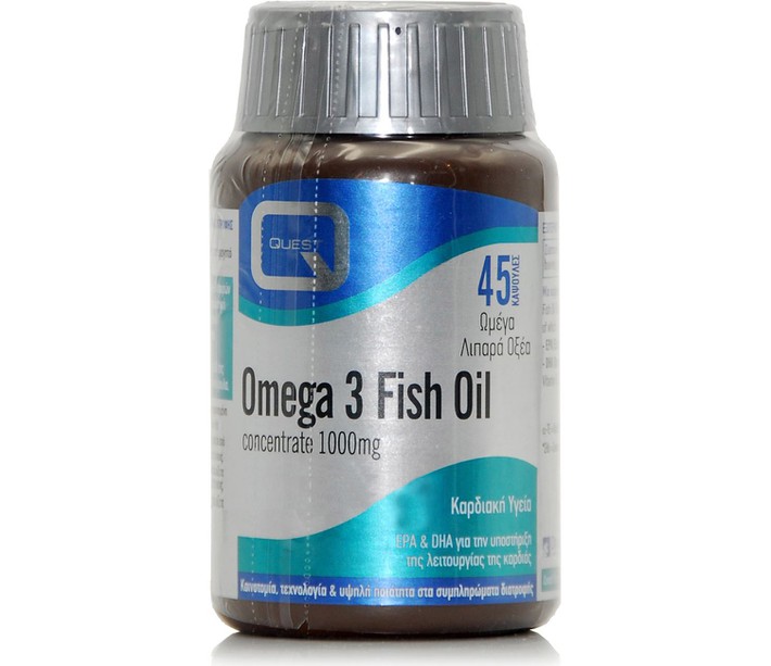 QUEST OMEGA-3 FISH OIL 1000MG 45CAPS