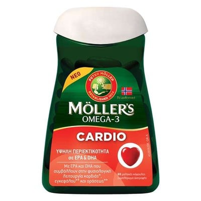 Moller's Omega-3 Cardio 60 Κάψουλες