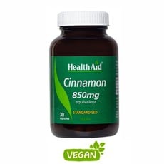 Health Aid Cinnamon Συμπλήρωμα Διατροφής 850mg 30c
