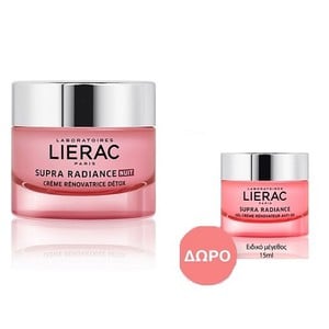 LIERAC SUPRA RADIANCE DETOX Κρέμα νύχτας 50ml & ΔΩ