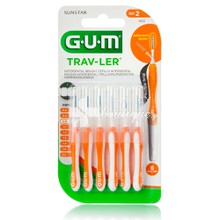 Gum Trav-ler (0.9mm) - ΠΟΡΤΟΚΑΛΙ, 6τμχ. (1412)