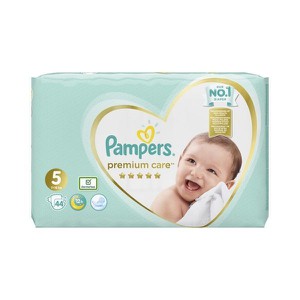 PAMPERS Premium care πάνα για μωρά N5 11-16kg 44τε