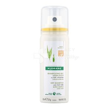 Klorane Dry Shampoo Ultra Gentle Oat & Ceramide (Dark Hair) - Ξηρό Σαμπουάν με Βρώμη, 50ml