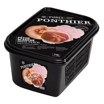 Ponthier White Peach Puree 1kg