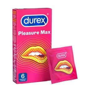 Durex Pleasuremax Με ραβδώσεις και Κουκίδες, 6τμχ