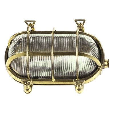 Brass Wall Light 24Χ17cm Ε27 Ip64