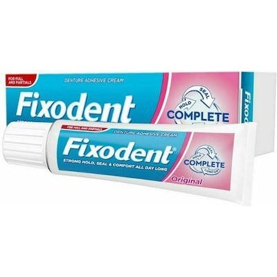 FIXODENT Original Pro Complete Στερεωτική Κρέμα Για Τεχνητή Οδοντοστοιχία Με Απαλή Γεύση Μέντας, 70g