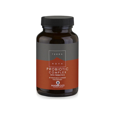 TERRANOVA Probiotic Complex Συμπλήρωμα Διατροφής Με Προβιοτικά & Πρεβιοτικά x50 Κάψουλες